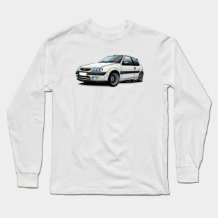 Citroen Saxo Illustration - White Long Sleeve T-Shirt